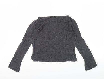 magan Womens Grey   Pullover Jumper Size M