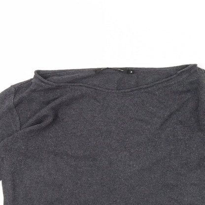 magan Womens Grey   Pullover Jumper Size M