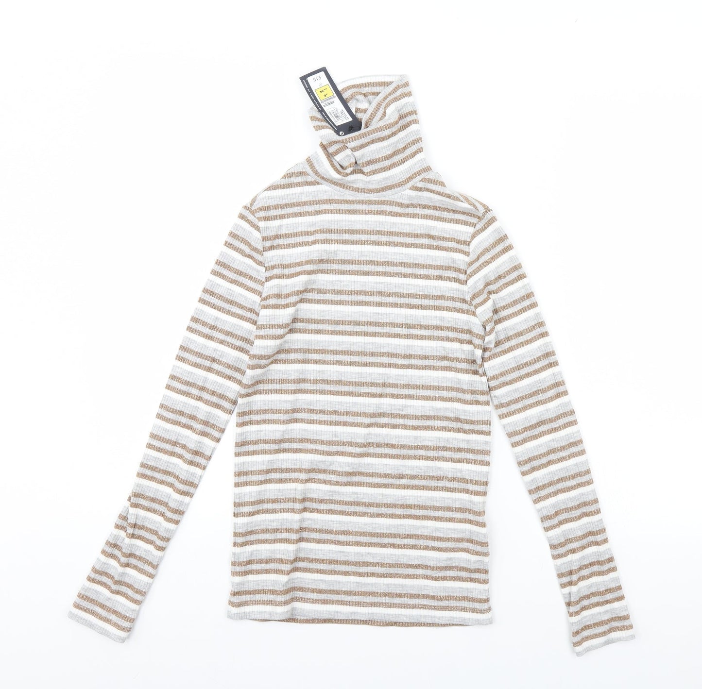Womens UK Size 6 M&S Beige Pullover Jumper