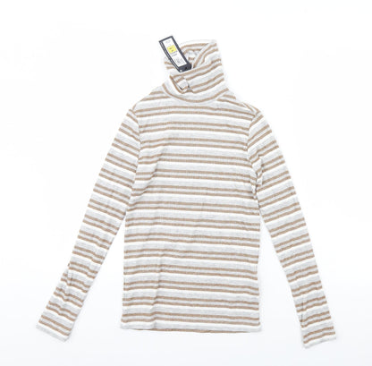 Womens UK Size 6 M&S Beige Pullover Jumper