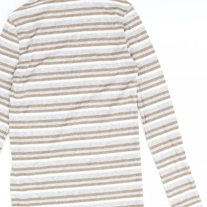 Womens UK Size 6 M&S Beige Pullover Jumper