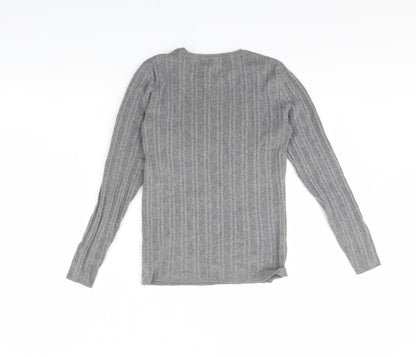 Primark Womens Grey   Pullover Jumper Size L