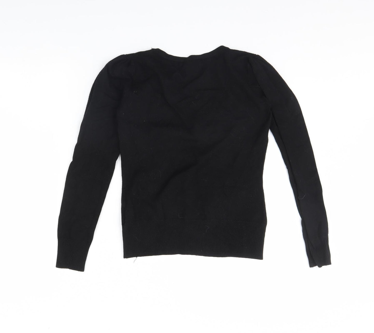 Womens UK Size S In wear Black Cardigan Jumper