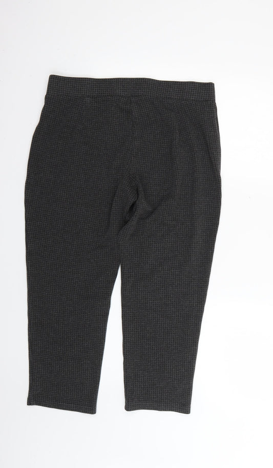 Womens UK Size 16 Marks and Spencer Regular Fit  Grey Trousers
