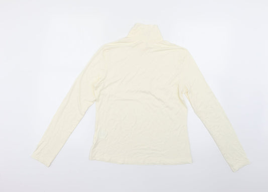 SheIn Womens Yellow   Basic Blouse Size S