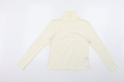 SheIn Womens Yellow   Basic Blouse Size S