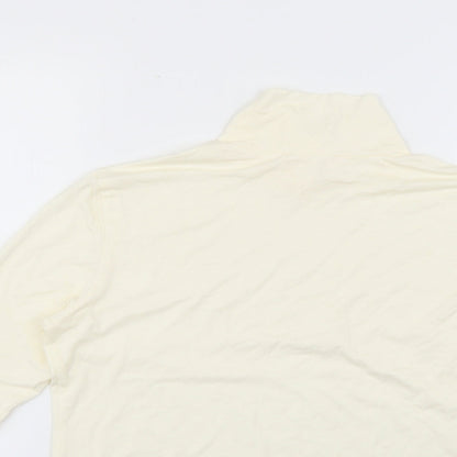 SheIn Womens Yellow   Basic Blouse Size S