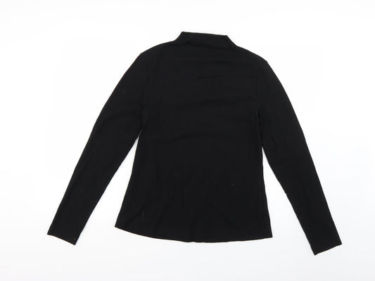 Womens UK Size 16 NEXT Black Basic T-Shirt