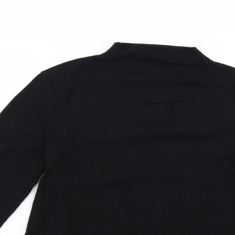 Womens UK Size 16 NEXT Black Basic T-Shirt