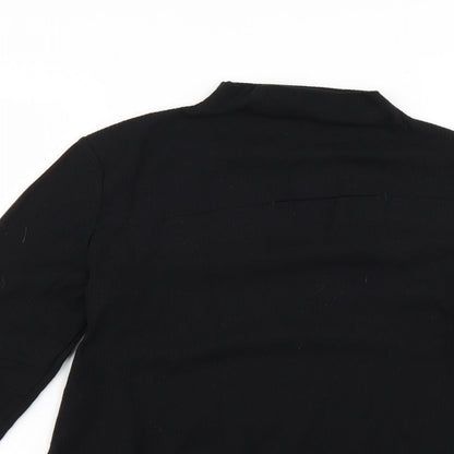 Womens UK Size 16 NEXT Black Basic T-Shirt