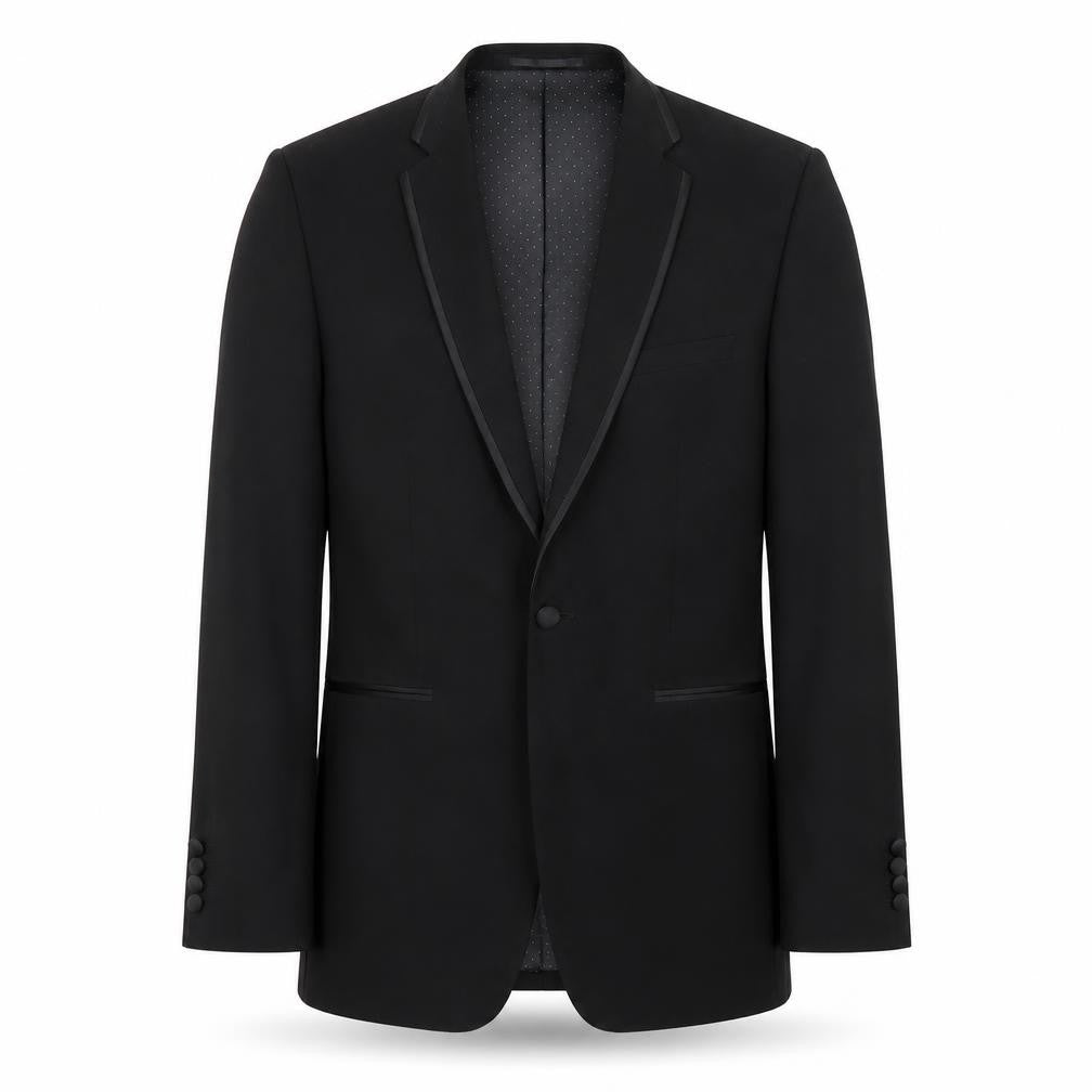 Mens UK Size 40 Preworn Regular Black Suit Jacket