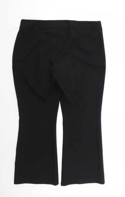 Womens UK Size 16 evie Regular Fit  Black Trousers