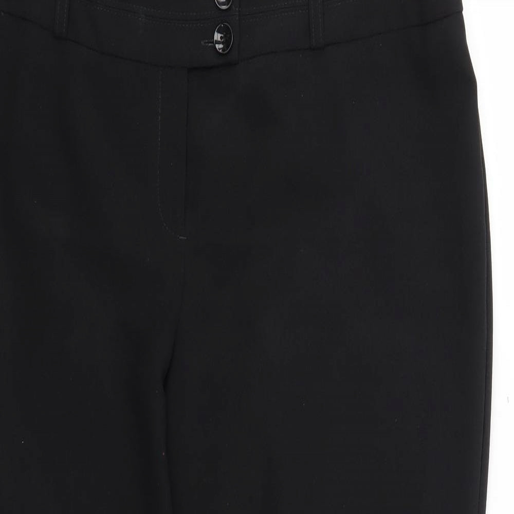 Womens UK Size 16 evie Regular Fit  Black Trousers