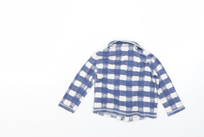 F&F Baby Multicoloured Check  Basic Button-Up Size 12 Months