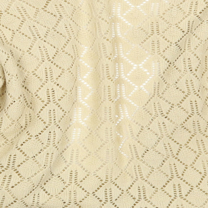 Womens UK Size L BM Beige Cardigan Jumper