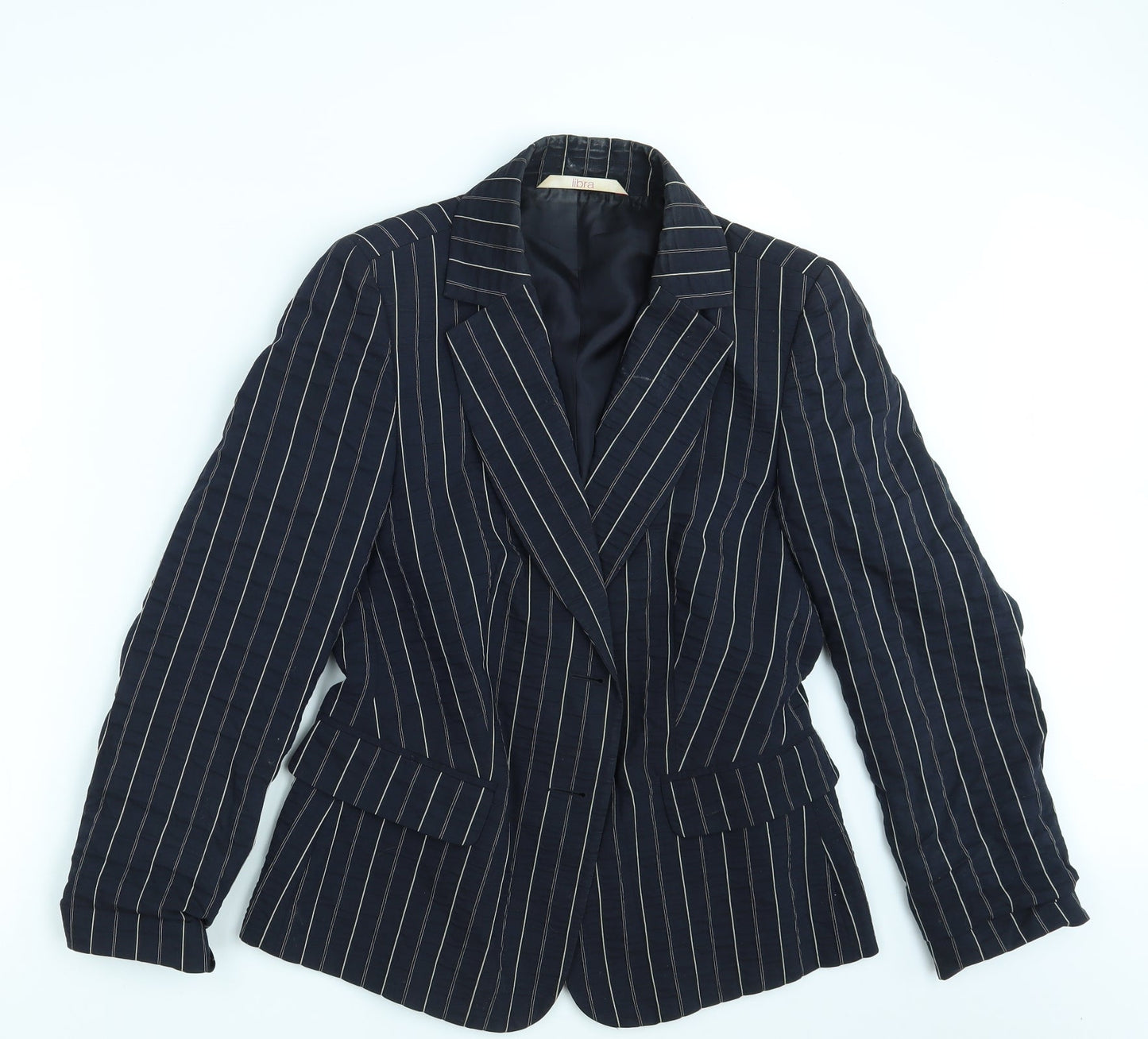 Womens UK Size 10 Libra Blue Jacket