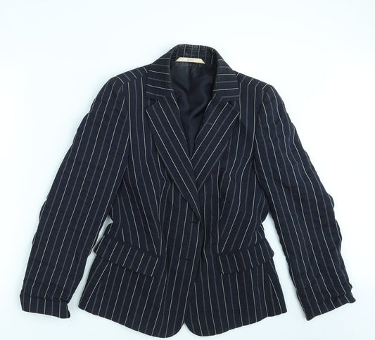 Womens UK Size 10 Libra Blue Jacket