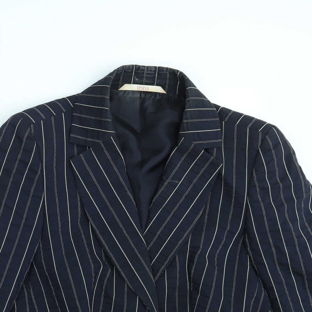 Womens UK Size 10 Libra Blue Jacket