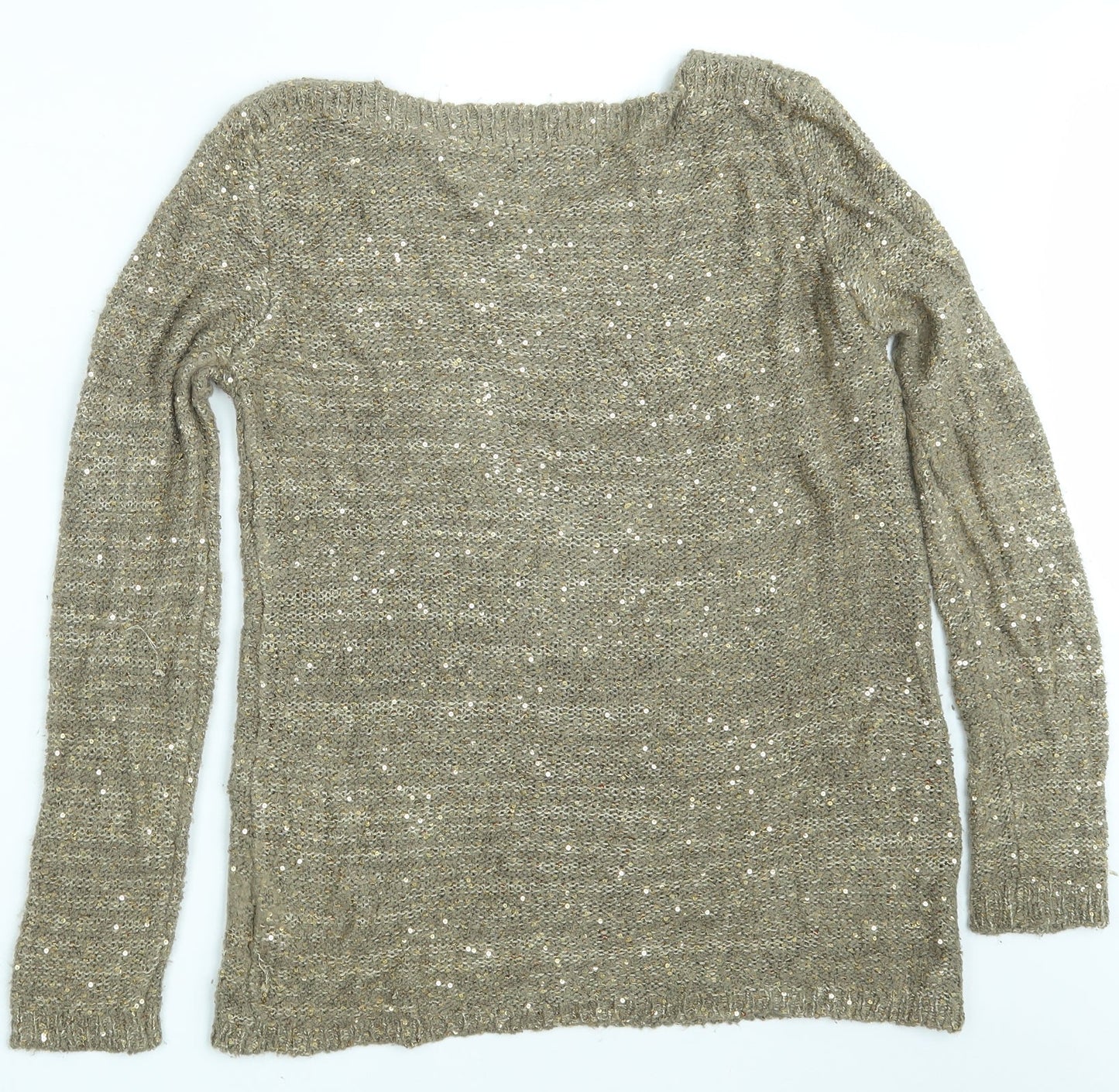Womens UK Size 14 Atmosphere Beige Pullover Jumper