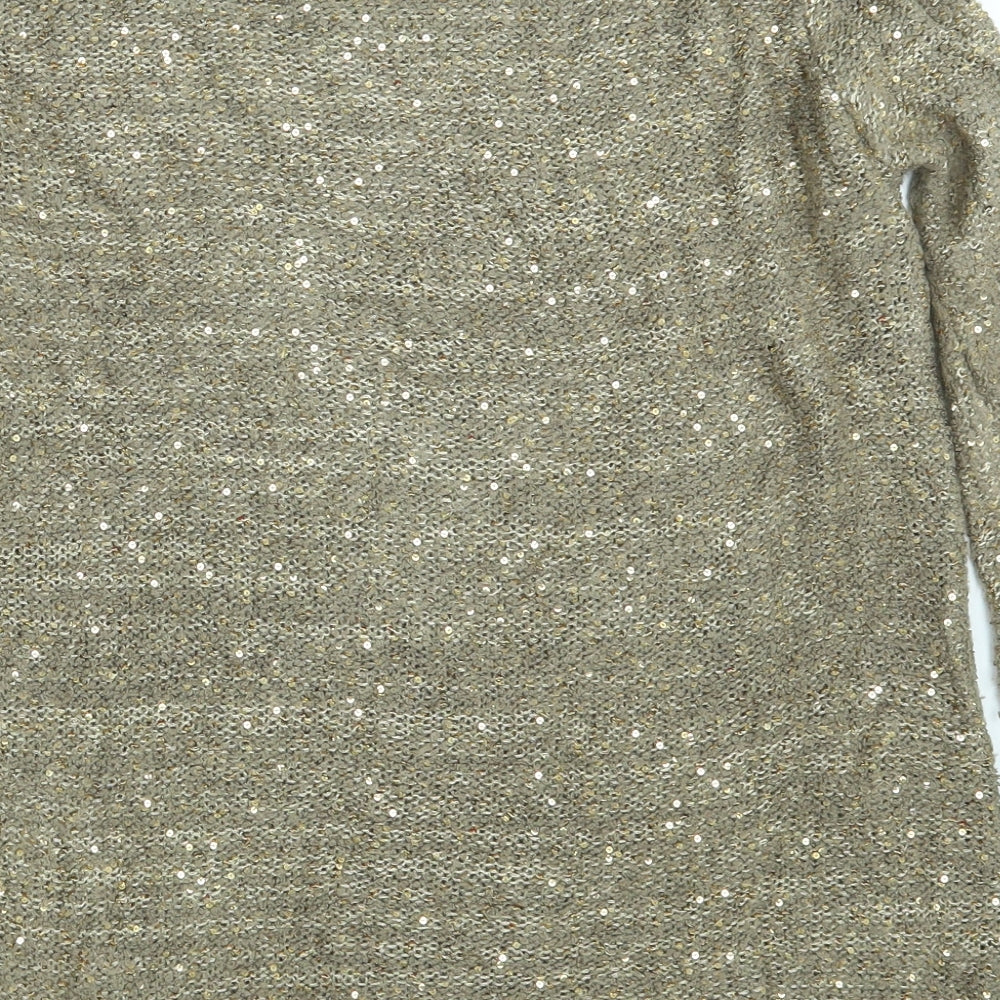 Womens UK Size 14 Atmosphere Beige Pullover Jumper