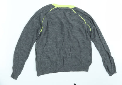 LCW Casual Womens Grey  Knit Pullover Jumper Size M