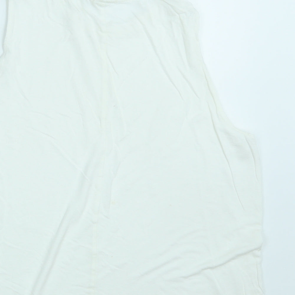 H&M Womens White   Basic Tank Size M