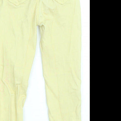 Jordache Girls Yellow   Jegging Trousers Size 7-8 Years - Inside Leg 17 Inches