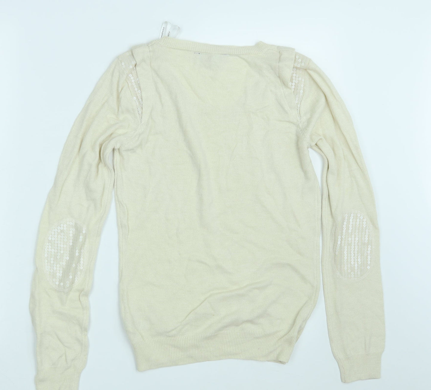 Womens UK Size 8 Dorothy Perkins Beige Pullover Jumper