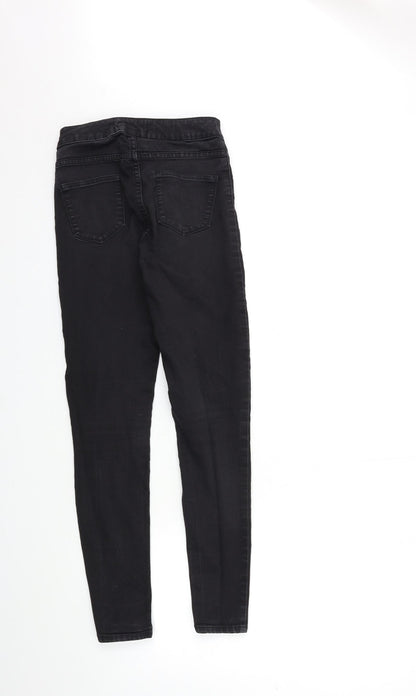 New Look Womens Black  Denim Skinny Jeans Size 8 L27 in
