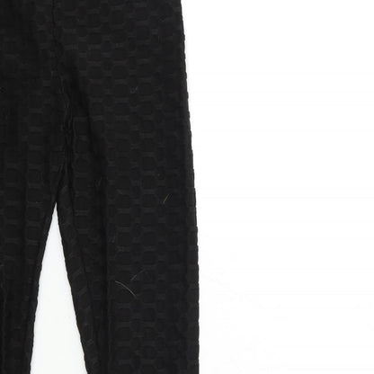Womens UK Size M Preworn  Carrot Black Leggings
