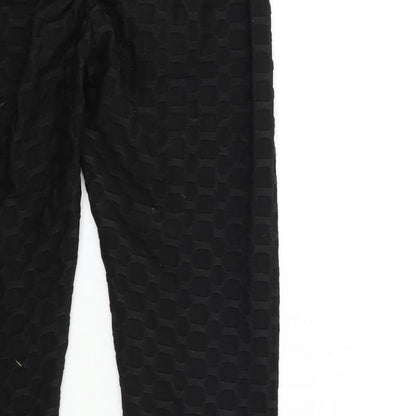 Womens UK Size M Preworn  Carrot Black Leggings