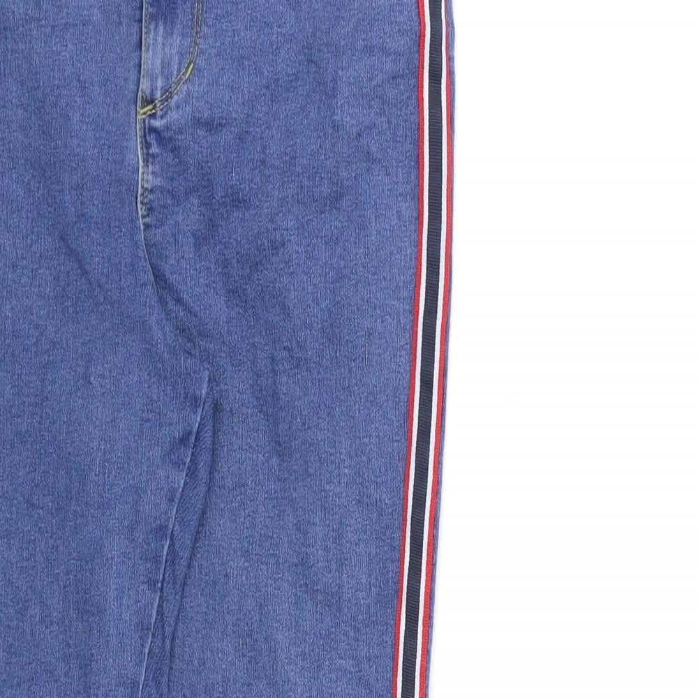 Denim & Co. Womens Blue  Denim Skinny Jeans Size 14 L27 in