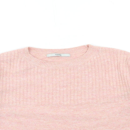 George Womens Pink  Knit Pullover Jumper Size S
