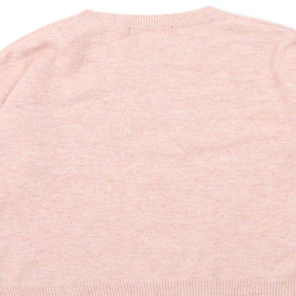 George Womens Pink  Knit Pullover Jumper Size S