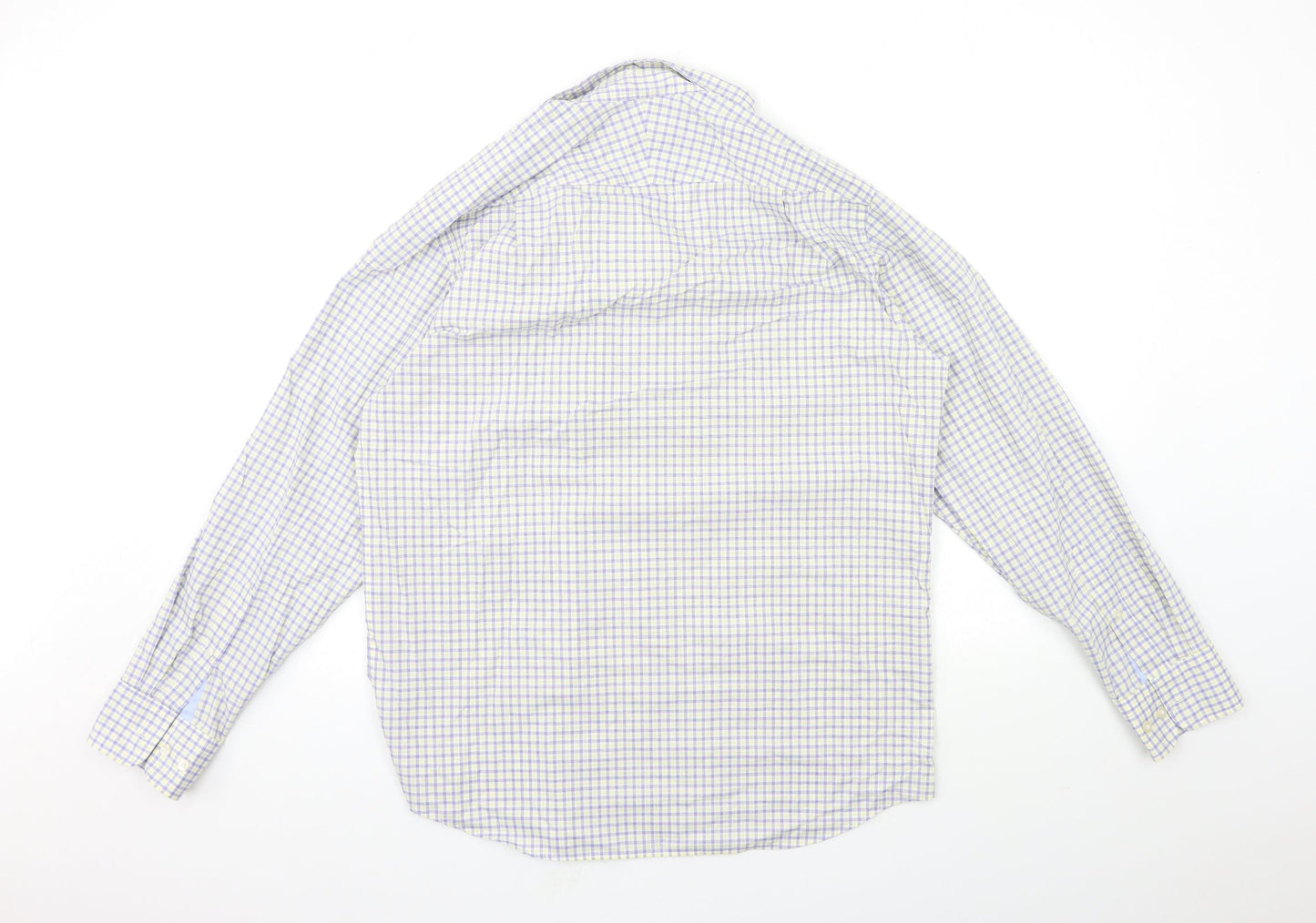 Mens UK Size M Charles Tyrwhitt Blue  Button-Up Long Sleeve Casual Shirt