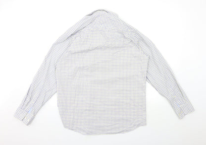 Mens UK Size M Charles Tyrwhitt Blue  Button-Up Long Sleeve Casual Shirt