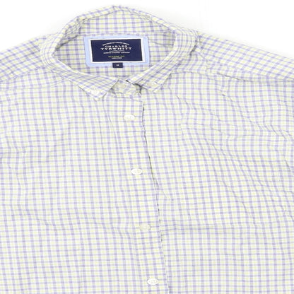 Mens UK Size M Charles Tyrwhitt Blue  Button-Up Long Sleeve Casual Shirt