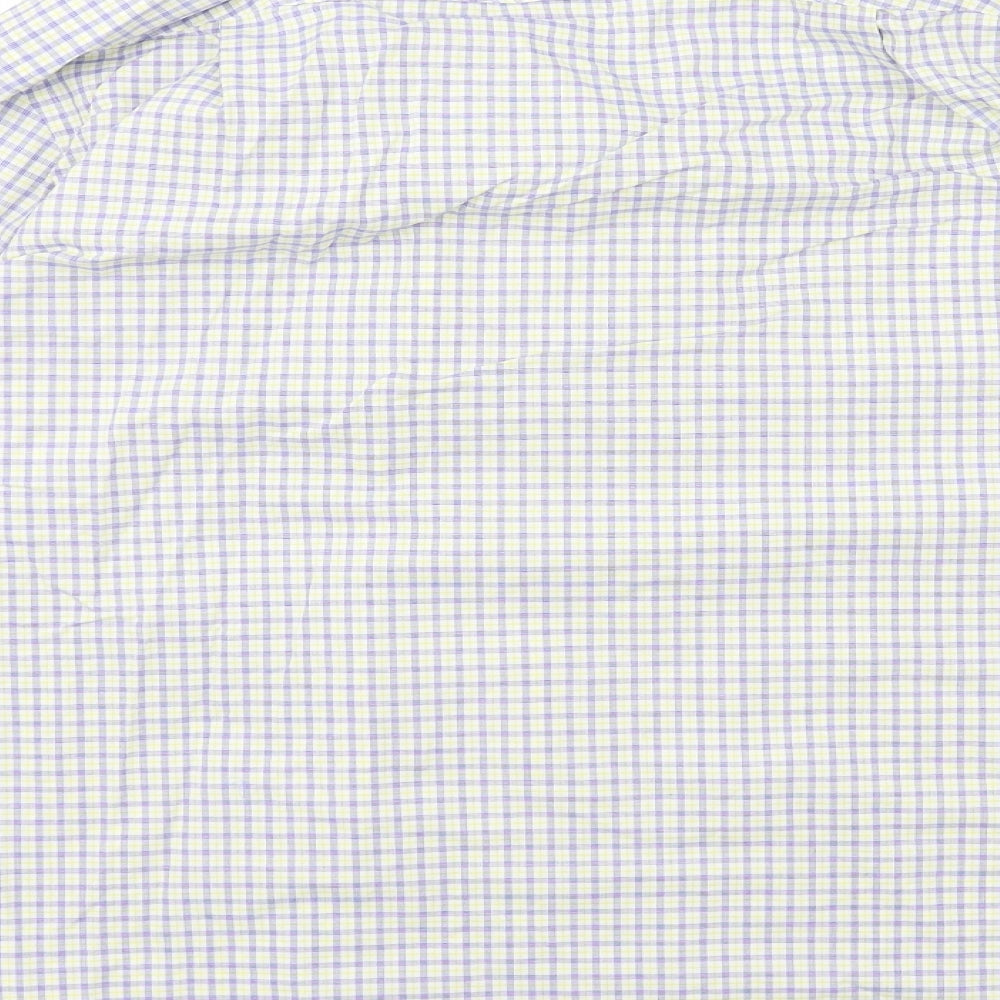 Mens UK Size M Charles Tyrwhitt Blue  Button-Up Long Sleeve Casual Shirt