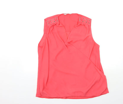 George Womens Pink   Basic Tank Size 16
