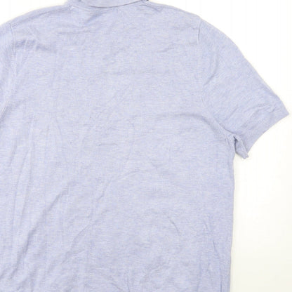 New Look Mens Blue  Knit Pullover Jumper Size L
