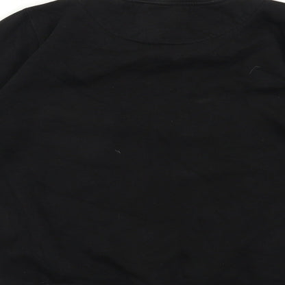 Womens UK Size XL SUPER PREMIUM Black Pullover Sweatshirt