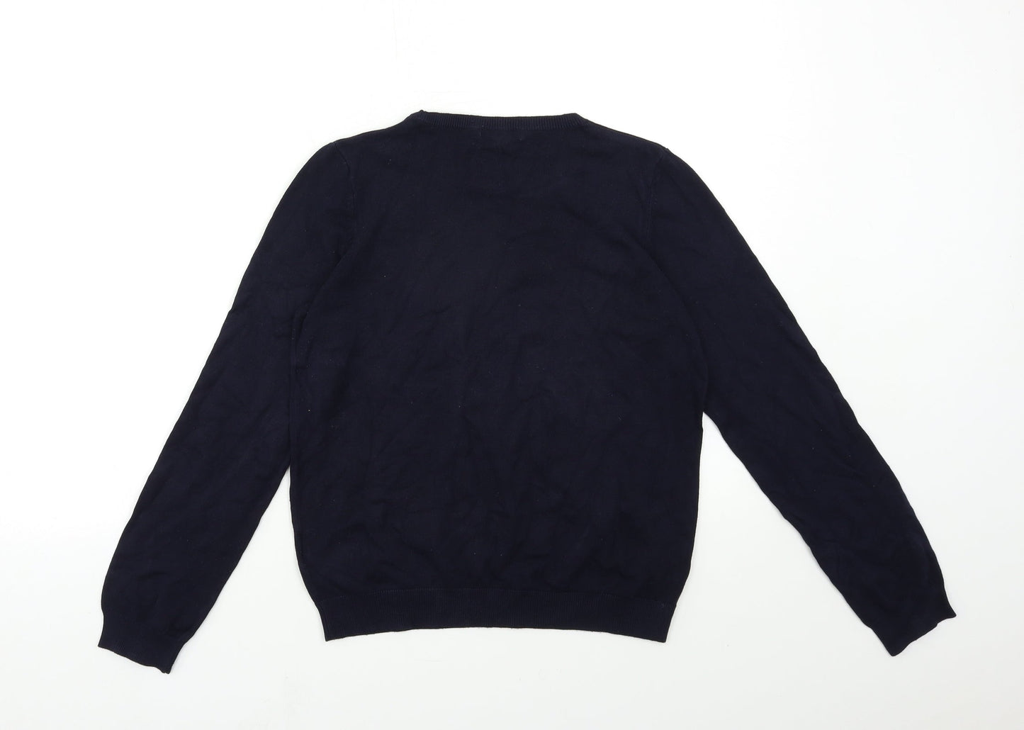 Womens UK Size M H&M Blue Pullover Jumper