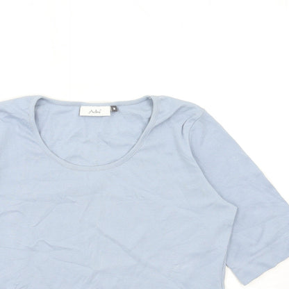 Womens UK Size M Adini Blue Basic T-Shirt