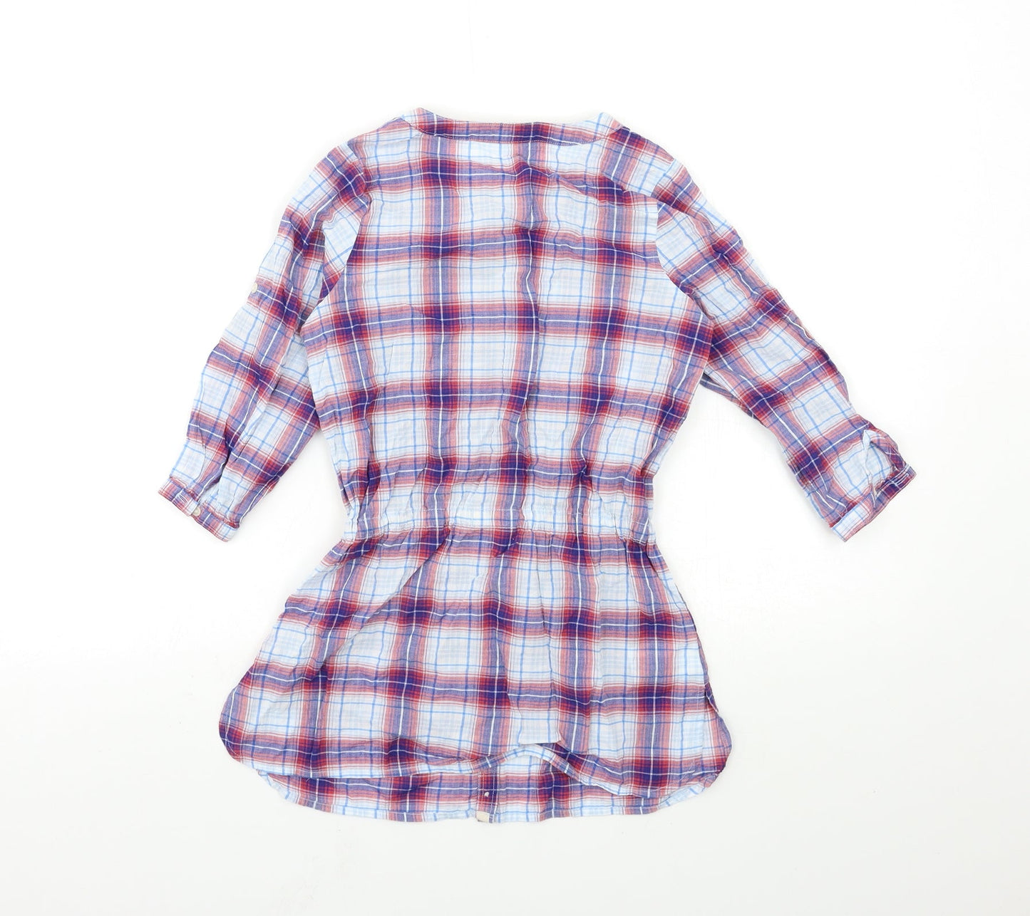 Country Road Girls Blue Check  Shirt Dress  Size 4 Years
