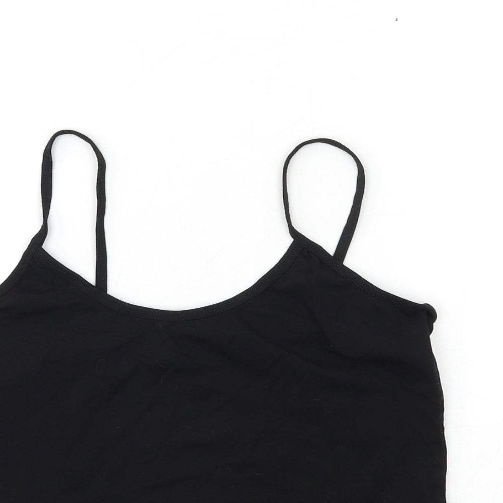 Boohoo Womens Black   Basic Tank Size 14