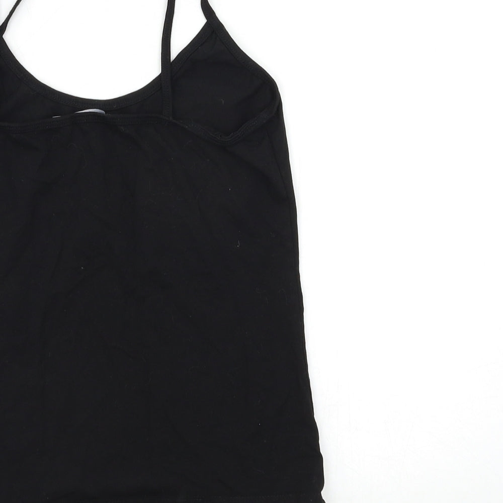 Boohoo Womens Black   Basic Tank Size 14