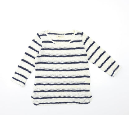 Womens UK Size 8 New Look White Pullover Jumper