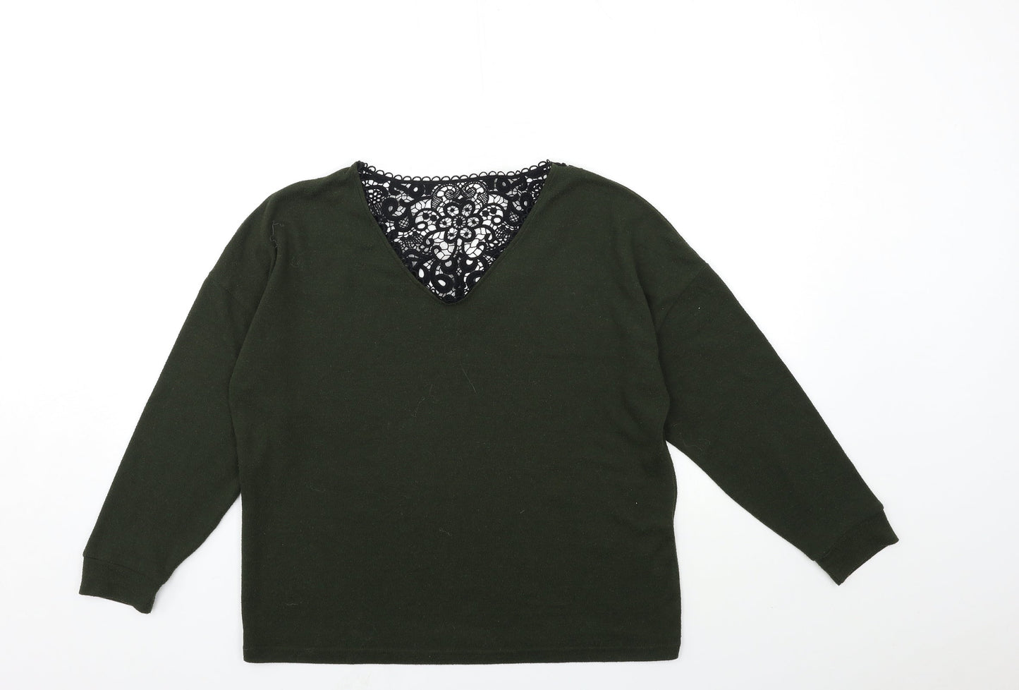 Womens UK Size 8 Dorothy Perkins Green Pullover Jumper
