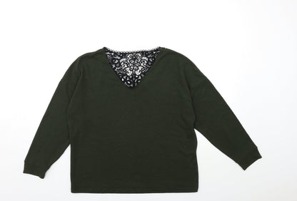 Womens UK Size 8 Dorothy Perkins Green Pullover Jumper