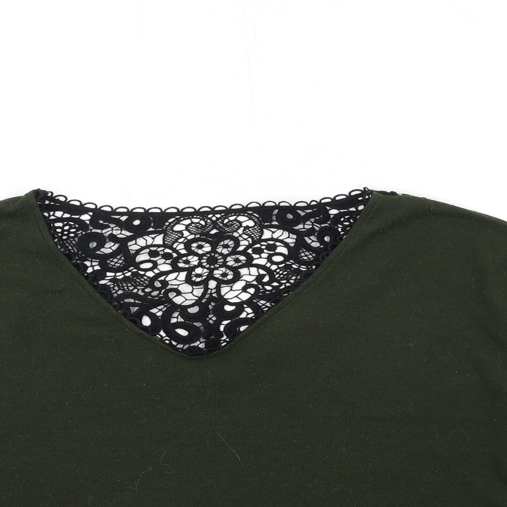 Womens UK Size 8 Dorothy Perkins Green Pullover Jumper